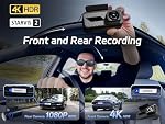 Pelsee P1 Pro 4K Dash Cam Front and Rear, STARVIS 2 Sensor, 64GB Card, Dual Dash Camera for Cars with Full-Color Night Vision, HDR WDR, ADAS, GPS, WiFi & Voice Control, 24H Parking Mode, 3.39" Screen