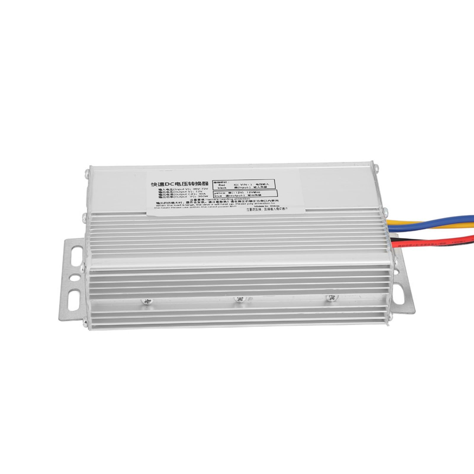2 Transformadores Adaptadores de Voltaje CC de 36-72 V A 12 V 30 A 360 W con Cuerpo Pequeño y Rendimiento Estable para Sistemas de Control Industrial, Aplicaciones de Sensores