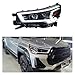 Dirksn 1 Pair Car Front Headlight Compatible for T-oyota Hilux L-ED 2021-2023 HeadLamp Styling Dynamic Turn Signal Lens Automotive Accessories Assembly