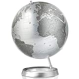 New World Full Circle Vision Silber Design Globus