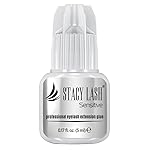 STACY LASH Sensitive Eyelash Extension Glue 0.17fl.oz/5ml / 5-6 Sec Drying time/Retention - 4-5 Weeks/Black Adhesive/Professional Supplies