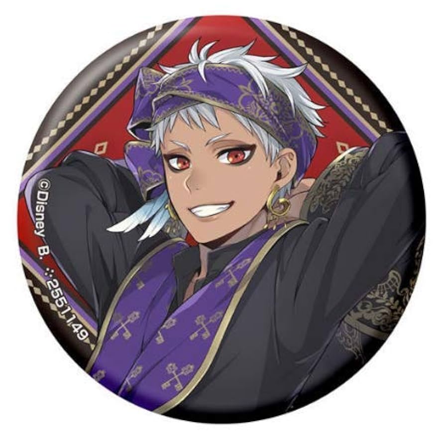 カリム・アルアジーム缶バッジセット Amazon | ディズニー ツイステッドワンダーランド カプセル缶