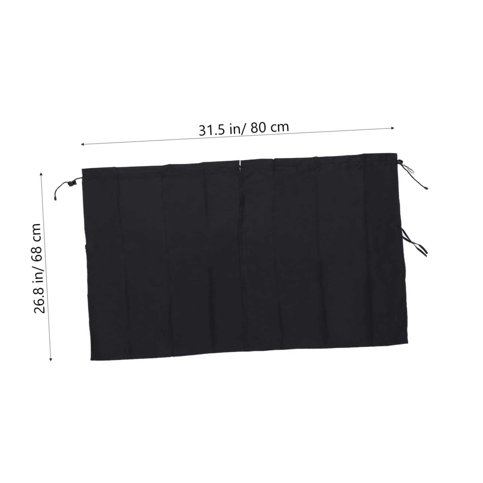 CALLARON Lot De 3 Rideaux De Séparation pour Pare-Brise Arrière De Voiture Amovibles Noirs Flexibles en Maille pour Rideaux Latéraux
