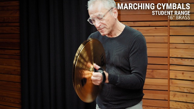 Amazon.com: Meinl 16” Marching Cymbal Pair with Straps - Brass