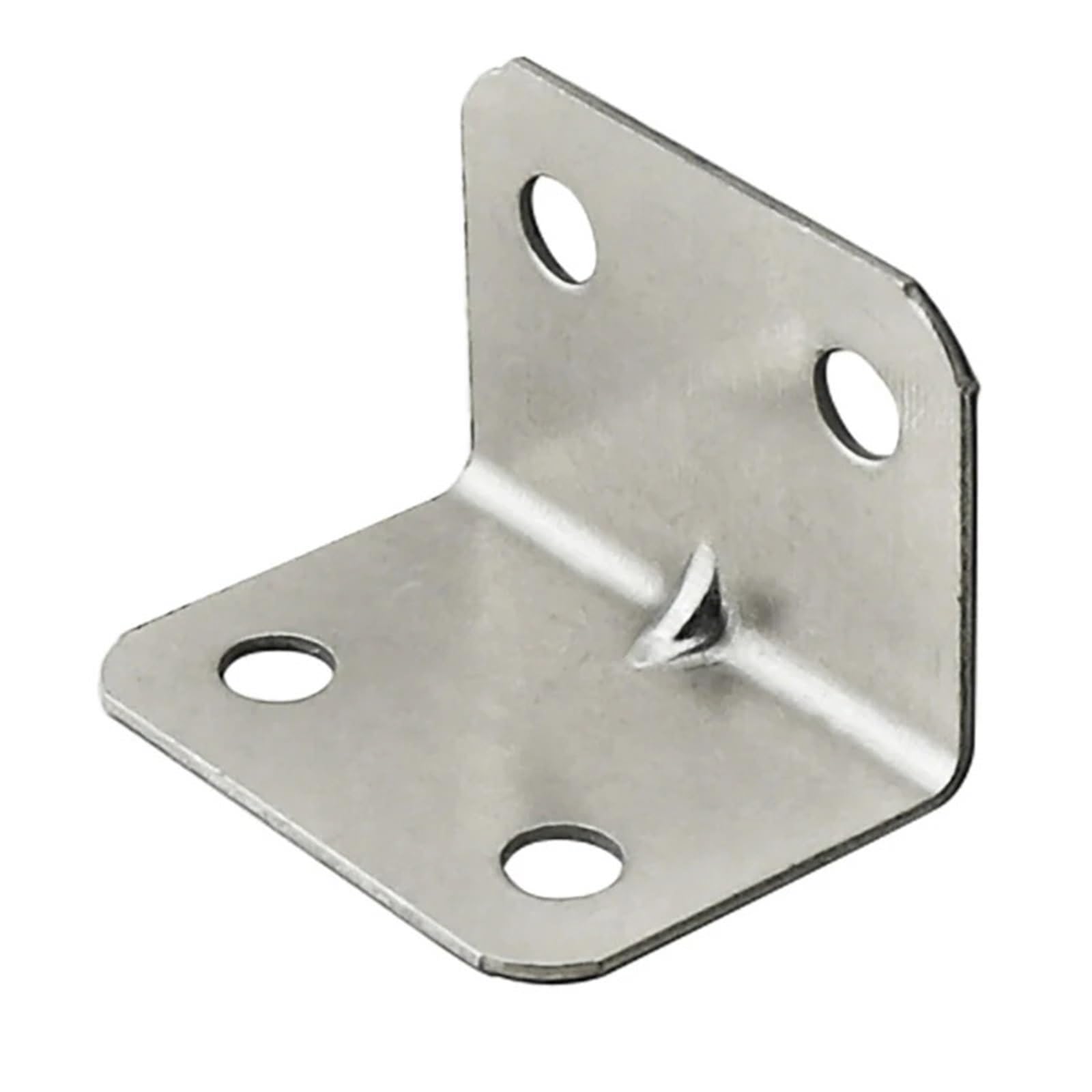 Cidegoo One Color Corner Code 20 Pcs Angle Iron Board Table Chair Cabinet Wardrobe Fixed Connector 90-Degree Angle Iron Plate Bracket