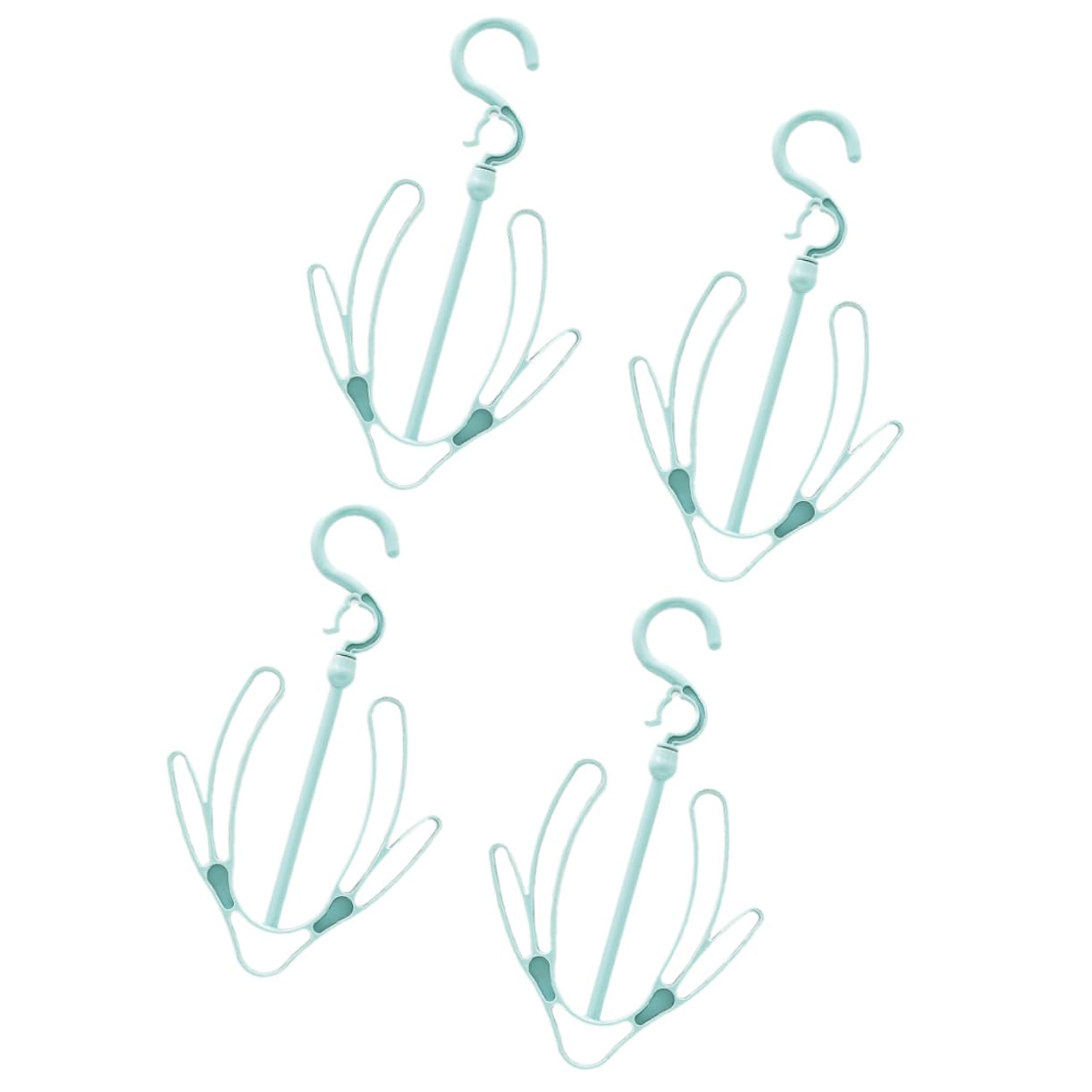 Cabilock 4Pcs Moveable Shoes Drying Rack Shoes Hanger for Efficient Drying Lightweight Design for Boots and Sneakers for Balcony and Indoor Use