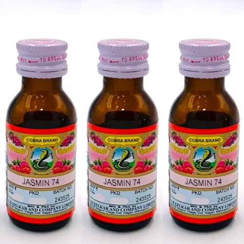 JASMIN 74 PERFUME OIL COBRA BRAND 25gm – Pack of 3