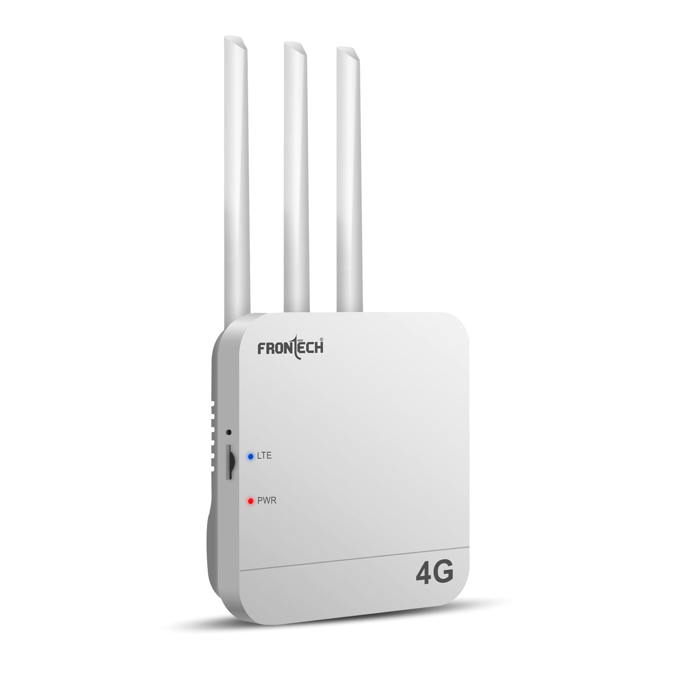 Frontech 4G WiFi Router (5G SIM Compatible), Nano SIM Slot, 3 External Antennas, Dual Output (Wired/Wireless), 40MHz Bandwidth, High-Speed Internet for Home & Office (NC-0035)