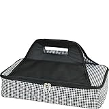 Picnic at Ascot Insulated Casserole Carrier to keep Food Hot or Cold- Houndstooth