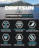 Driftsun Rover Inflatable Kayak - White Water Kayaks for 1 and 2 Person, High Pressure Dropstitch Floor Kayak for Adults with Padded Seats, Action Cam Mount, Aluminum Paddles and Quick Inflate Pump