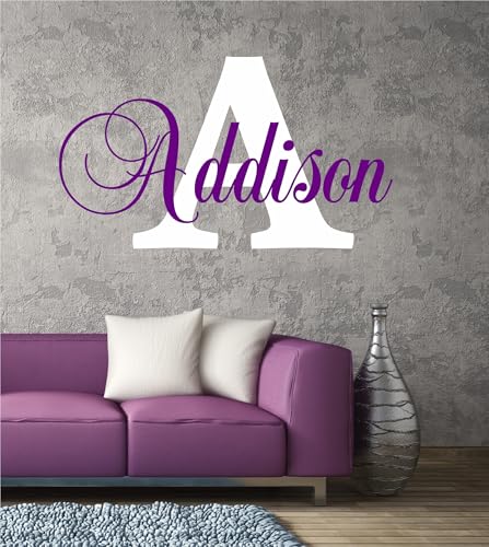 Vinilo Decorativo Nombre Personalizado para Pared Infantil miniatura 1