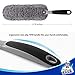 MR.SIGA Lint Free Microfiber Duster, Washable Duster for Household Cleaning Gray