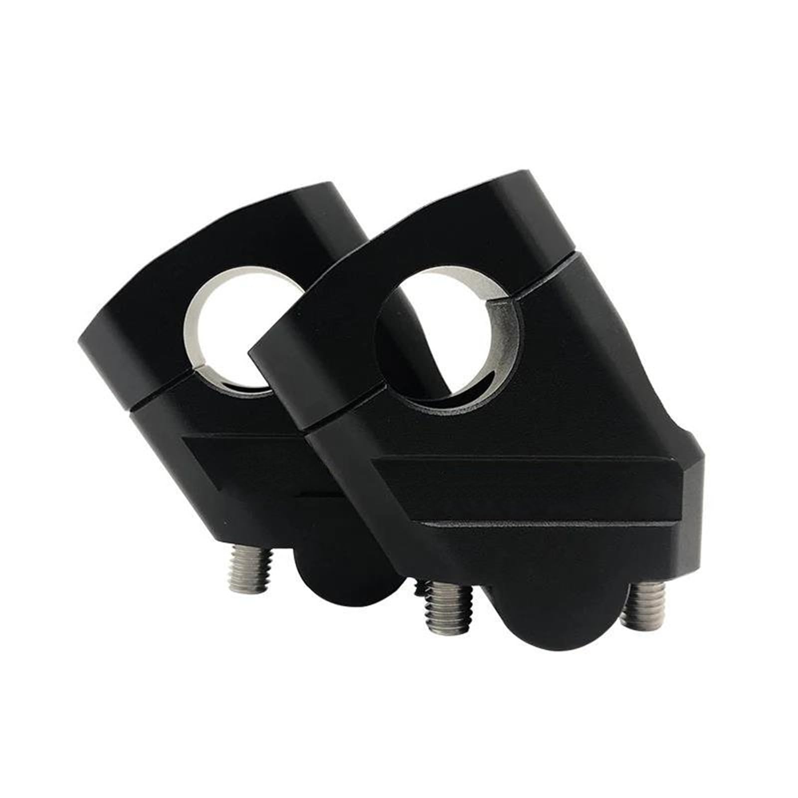 Motorrad-Lenkererhöhungen Motorrad Lenkererhöhung Für NTV650 NTV 650 Deauville 700 Varadero 125m 650 Lenkererhöhung Klemmhalterung Adapter Kit Lenker Lenkererhöhung Adapter(Schwarz)