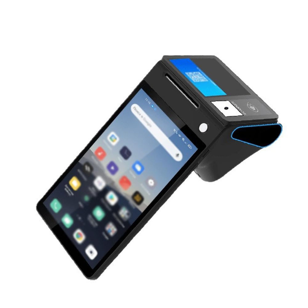 Ghygetrich Cash Register, Cash Registers Cash Register Till for Small Business Till System Electronic Cash Register 58mm 4+64GB