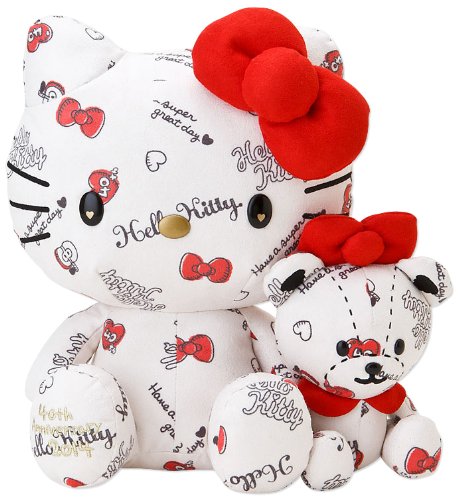 Amazon.co.jp: サンリオ(SANRIO) ハローキティ ぬいぐるみ (40th HUG