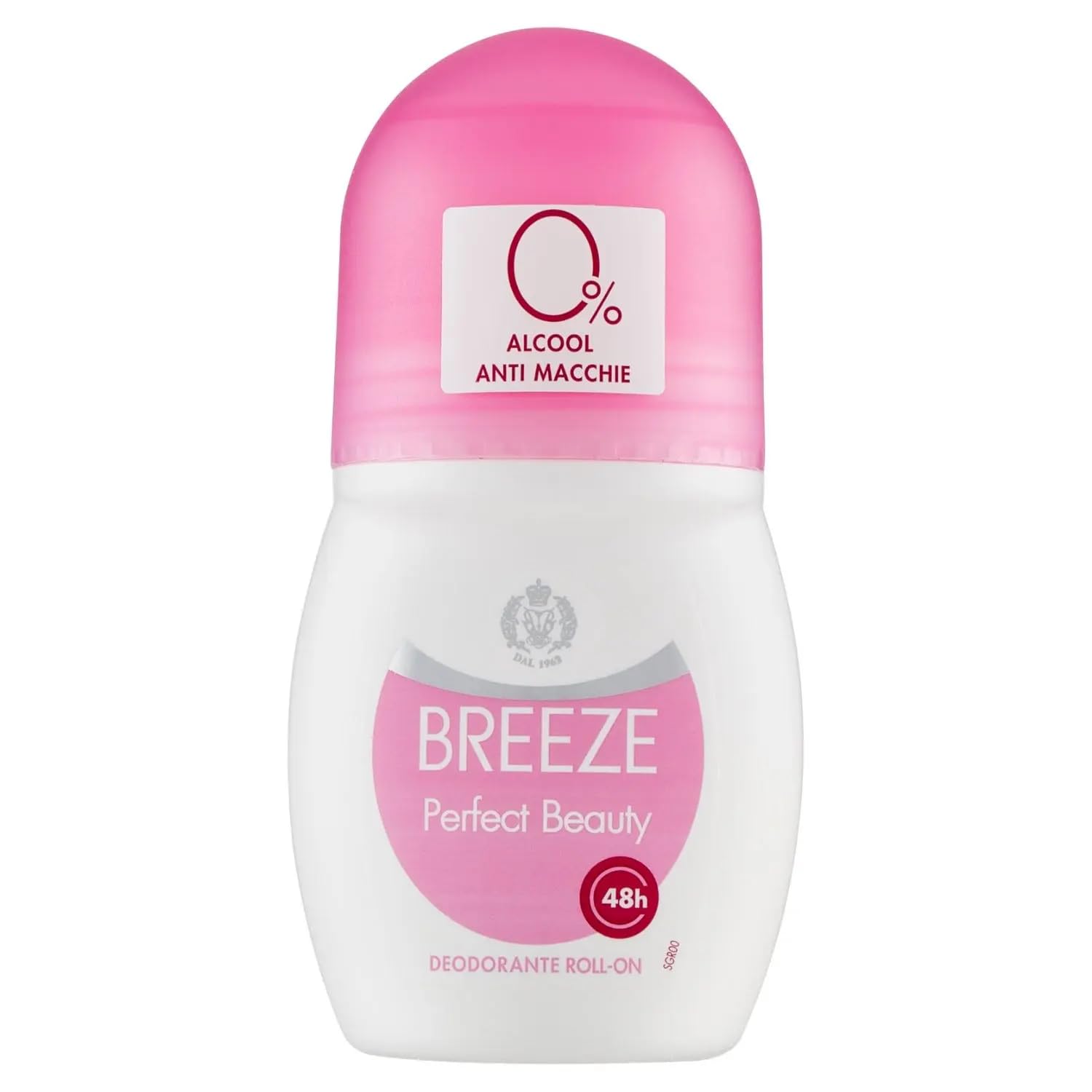 12x Breeze Perfect Beauty Deodorante Roll-On Hilft, die Schweißbildung 48 Stunden lang wirksam zu regulieren- Deodorant 50ml + Beni Culinari Kostenloser Schlüsselanhänger