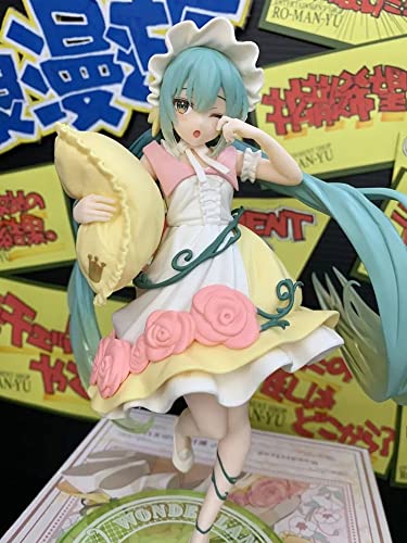 Hdyaod Miku Wonderland Figure Sleeping Beauty Hatsune Miku Action Figures Cute Model Anime Statues Toy For Kids Desk Decor Collection Kawaii Child Gift #TOP3