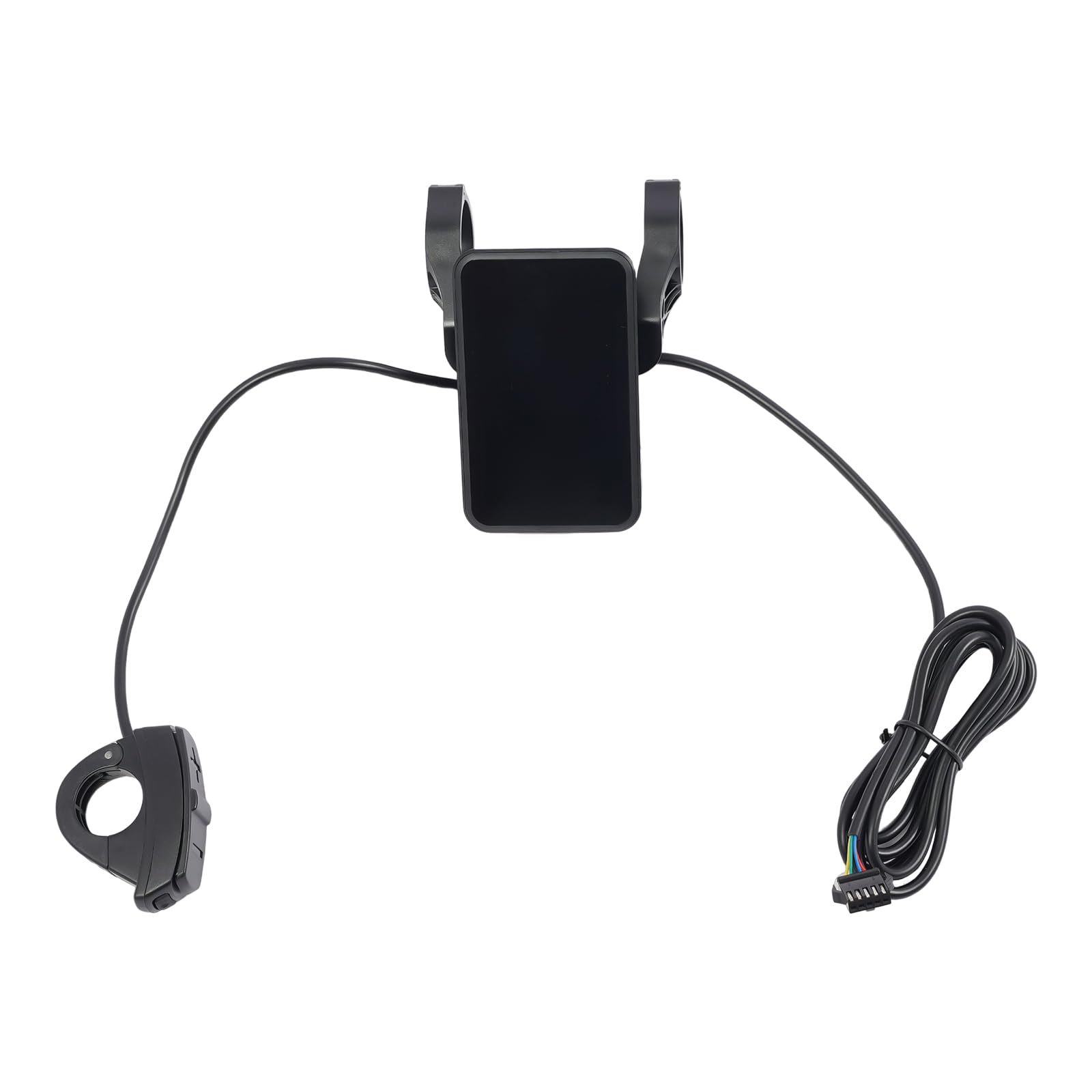 Kit de conversion de vélo électrique 36 V 500 W roue avant 24 pouces avec écran, régulateur de vitesse, capteur PAS et poignée d'accélérateur, 5 vitesses, 35 km/h, kit de conversion roue