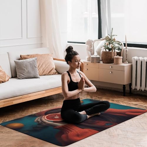 Tapis de sol absorbant lavable pamplemousse grand format 152x101 cm - 7