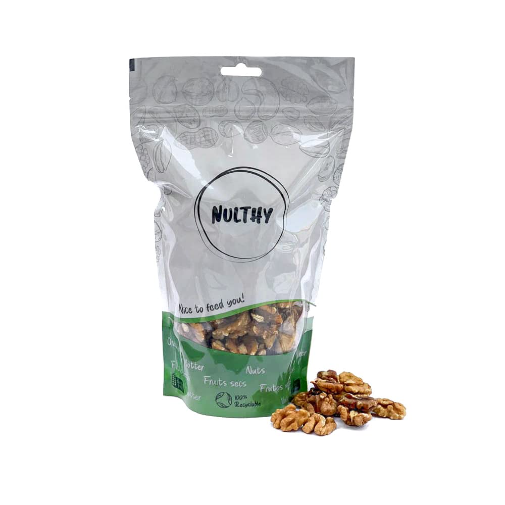 Nueces Peladas BIO 1kg - Mitades de Nuez Ecológica, Fuente de Omega 3