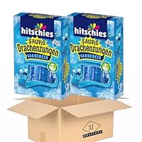 2x Hitschies Saure Drachenzungen Wassereis Blau Set Hitschler 2x400ml (800ml) by MBaccent + MBAccent Sticker