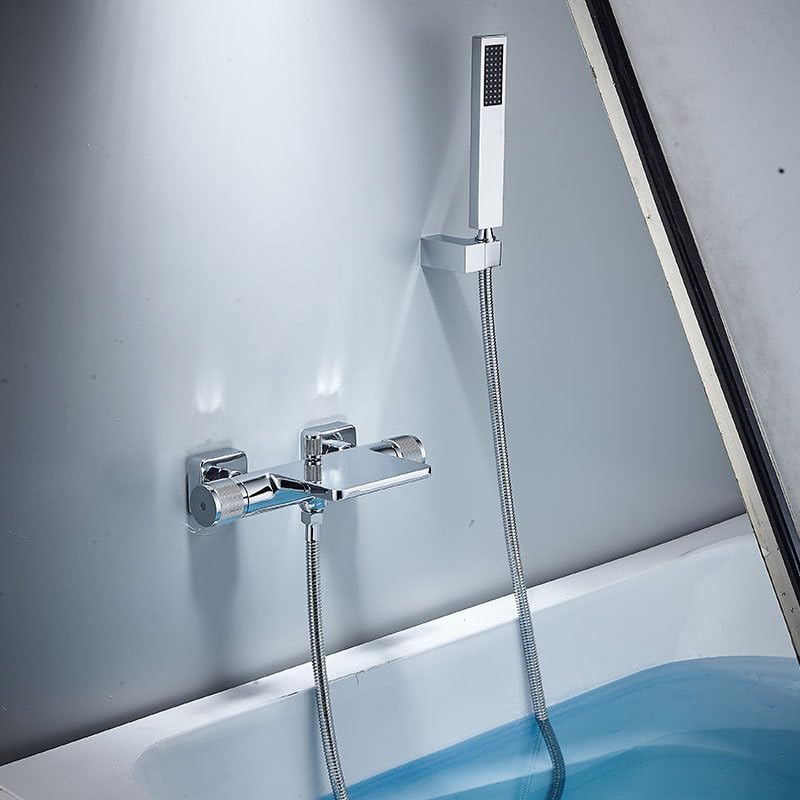 Mitigeur de douche cascade en laiton or LWX pour bain élégant