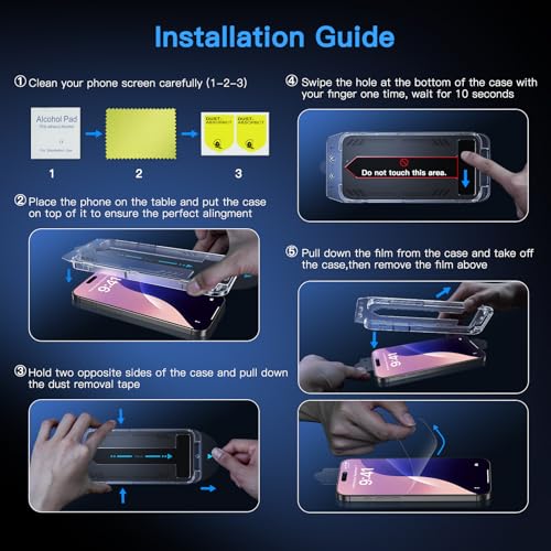 Image of Uyiton for iPhone 16 Screen Protector (Anti-Blue Light)