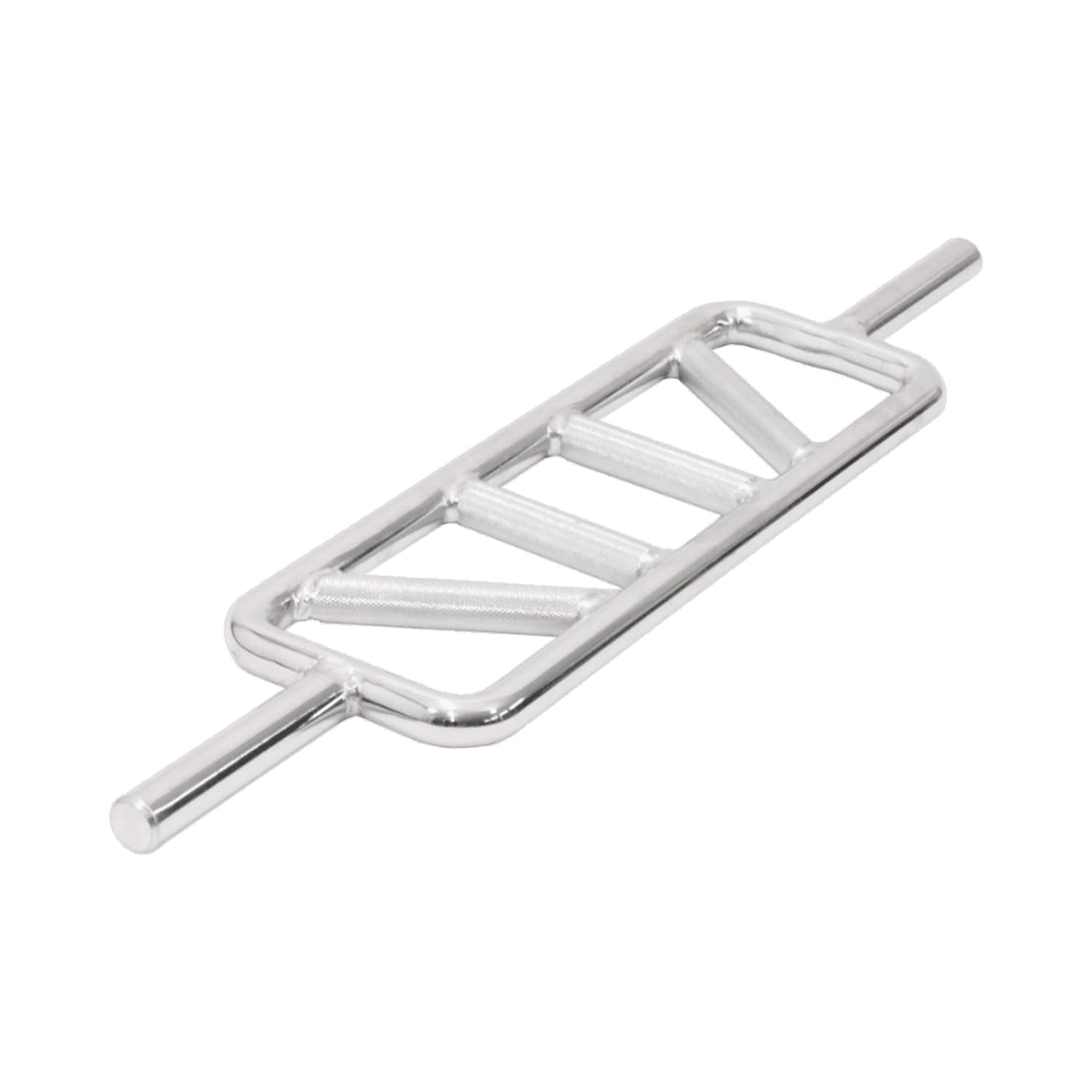 Rahmenhantel I Trizepstrainer I Bizepstrainer I Bizepbomber I Hammer-Curls I 30mm I bis 200kg I 86cm I 2 Federverschlüsse I verchromt I Kreuzrändelung I Bizeps Trizeps Stange