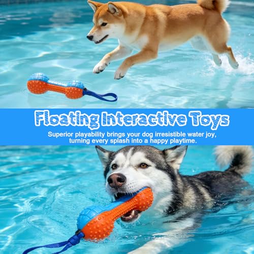 Juguetes flotantes para perros EXPAWLORER 4 piezas miniatura 2