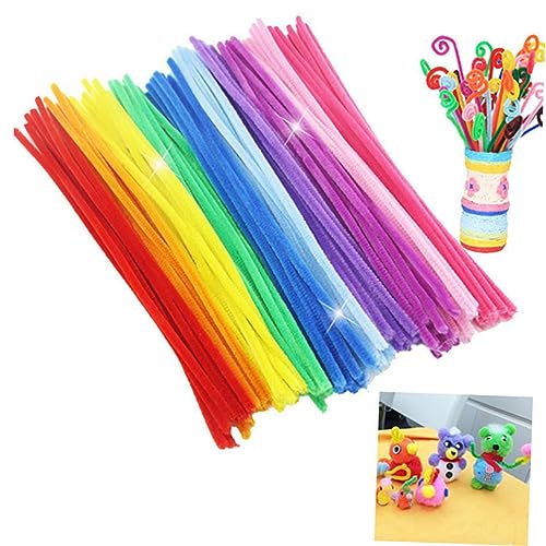 OSALADI 150Pcs Jumbo Chenille Stems DIY Craft Pipe Cleaners for Art Projects Classroom Activities Holiday Decorations and Party Supplies Versatile Fuzzy Sticks