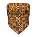 African Kente Cloth Ethnic Art Pattern Funny Strapless Bandeau Tops Basic Crop Tube with Asymmetrical Hem for Women S