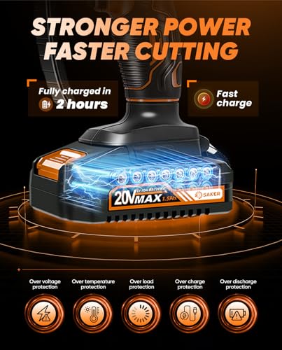 Image of Saker Mini Chainsaw,2026 New Upgrade Portable Electric Chainsaws Cordless,Small Handheld Chain Saw Pruning Shears Chain Saws for Tree Branches,Courtyard and Garden