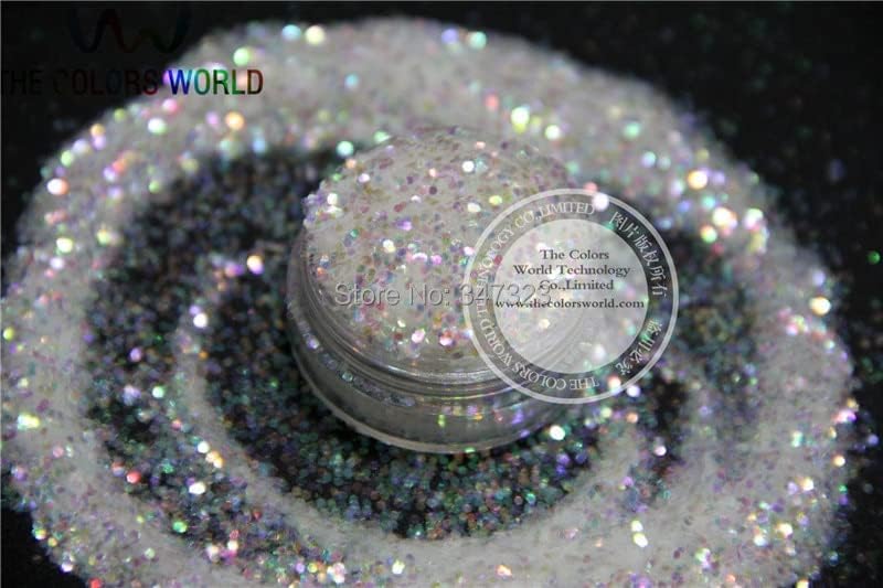 Sprinkling Iridescent Rainbow Colors Glitter spangles for Nail Design and Art and Craft DIY Decoration - (Color: 12 Colors 20g Each)