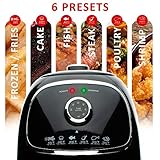 Brentwood Appliances AF202BK 2-Quart Small Electric Air Fryer with Timer and Temperature Control