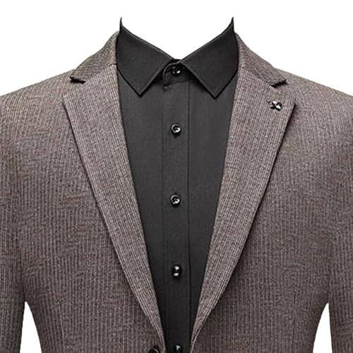 Men's Tweed Blazer Sport Coat Jacket Slim Fit Business Luxury Suit Jacket Casual Wedding Groomsmen Prom Suit2