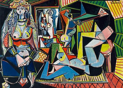 Puzzle para adultos, 1000 peças, mulheres de gel de Pablo Picasso, 70 x 50 cm, puzzles para adultos, jogo educativo, desafio, brinquedo, 1000 peças, quebra-cabeças para adultos e crianças