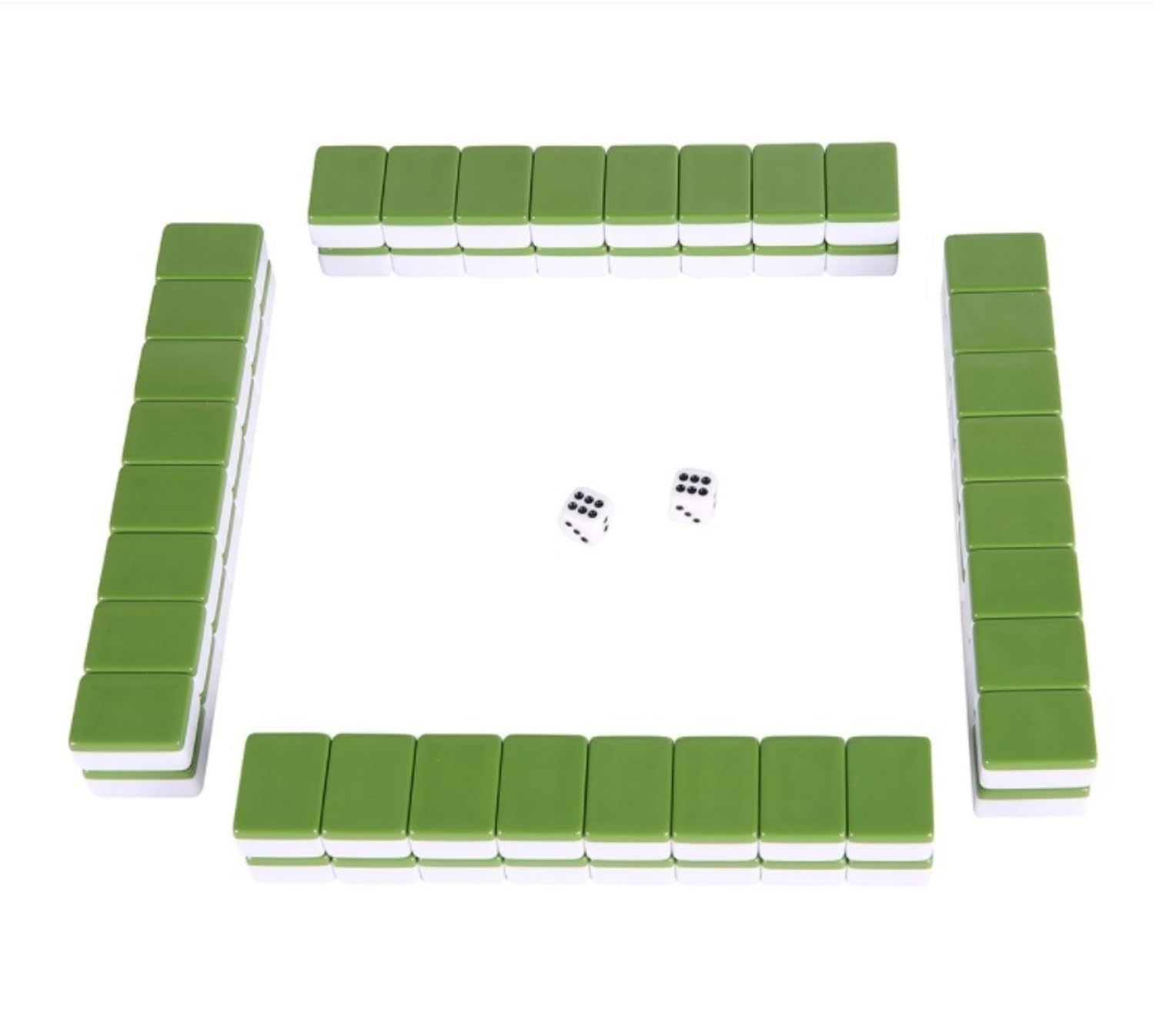 Chinesisches Mahjong Mah Jong, Chinesisches Mahjong, Klassisches Mahjong-Set, 144 Spielsteine ​​mit 2 Würfeln, for Zuhause, Familie, Wohnheim, Party Für Familie Reise Spiel