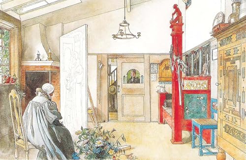 Art mural Carl Larsson vintage : l'esprit nordique en 60x90cm