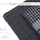 Amago - 2er Pack Küchen Frottier Handtuch, 100 prozent Baumwolle, 50 x 70 cm - Grau/weiß
