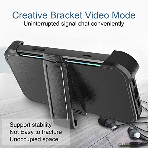 Tjs Compatible With Iphone 13 6.1 Inch Case, With Tempered Glass Screen Protector, Belt Clip Holster Heavy Duty Rugged Shockproof Full Body Protection Anti Scratch Matte Phone Case (Usa Flag) #TOP5