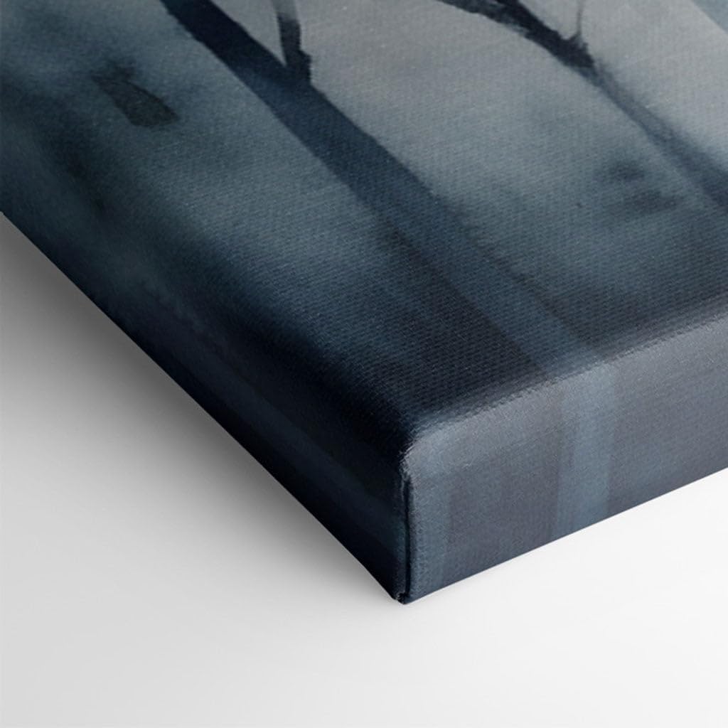 Canvas for Living room. Whispers of Mist A Mystical Forest Rendered in Watercolor Wonders, 27 x 18 inch Canvas Wall Art - Contemporary Masterpieces - Modern Home Decor - 69x46 cm (27x18 inch)