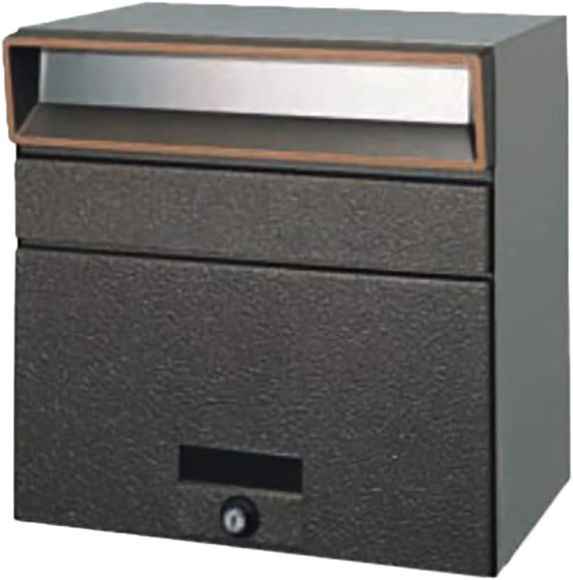 Tajima Metal Work Mailbox MX-303FP Body Depth 15.4 inches (39 cm), Body Height 11.0 inches (28 cm), Body Width 15.4 inches (39
