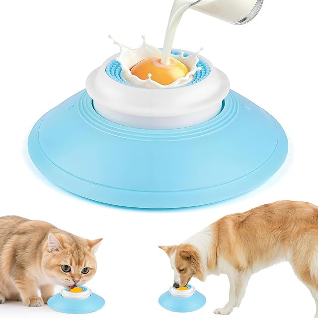 SKJJM Juguete Para Lamer Perros, Cuenco para Lamer Perros, Apete para Lamers Lento de Comida Líquida