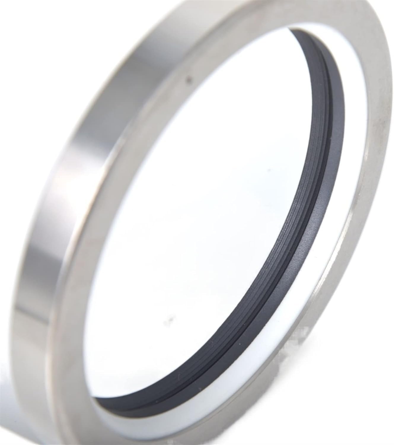 Joint d'étanchéité à double lèvre en acier inoxyda Joint d'étanchéité à lèvres en PTFE, boîtier acier inoxydable, simple et double lèvre, 79x99x10mm, multicolore(79x99x10 Cdlccwbk)