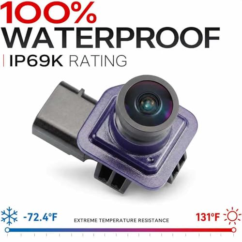 Image of No. EJ5Z-19G490-A Rear View Backup Reverse Parking Camera /Rear View Camera | Compatible with Ford Escape 1.6L 2.0L 2.5L L4 2014 2015 2016 Parking Assist Reverse Camera Replace# GJ5T-19G490-AB 590-419