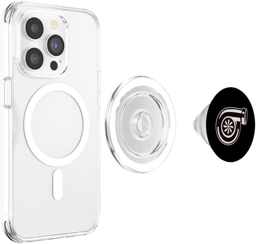 Turbo Turbocharger Boost Fast Tuner Car JDM Racing Dad Men PopSockets PopGrip for MagSafe