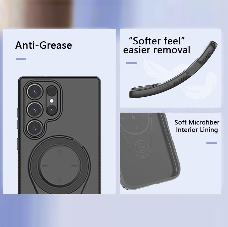 Coque Galaxy S23 Ultra anti-chute avec béquille pour éviter les fissures - 7