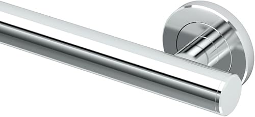 Gatco 856A Latitude II Barra de agarre de 30 pulgadas, compatible con cromoADA, acero inoxidable, barra de seguridad de 30 pulgadas para baño