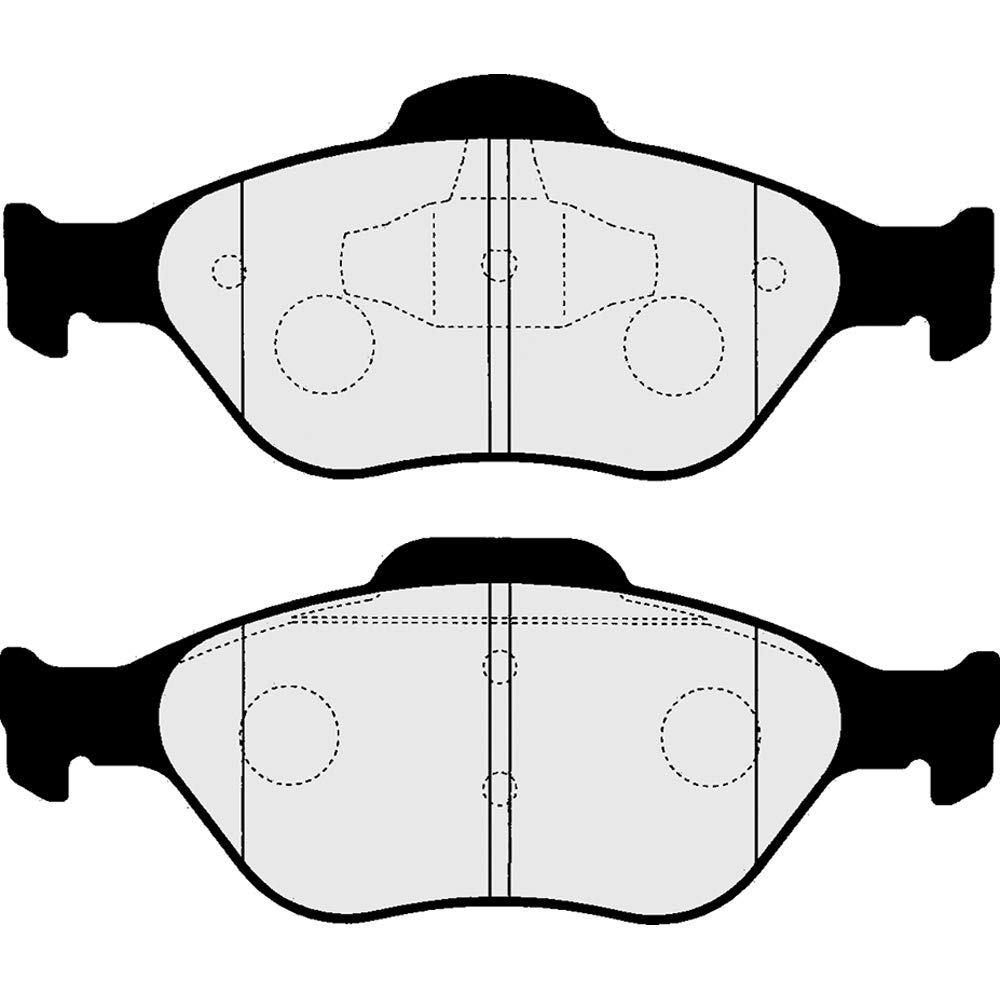 Set di pastiglie freno FERODO FDB4448, anteriore per Hyundai