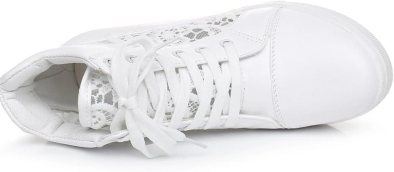 [ダキシ] レディース スニーカー ハイカット スニーカー 防滑 トレッキング アウトドア 厚底スニーカー おしゃれ 紐靴 女性靴